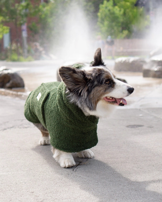 Barkshe Dog Drying Bathrobe