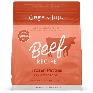 Green Juju Frozen Raw Patties